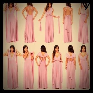 Black multi wrap dress